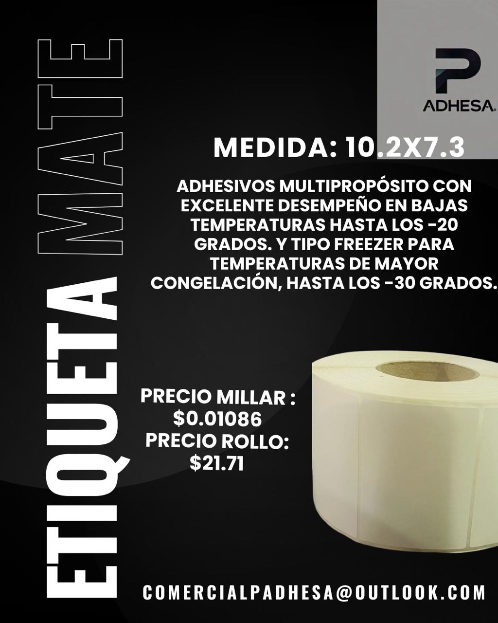 Etiqueta Freezer Padhesa